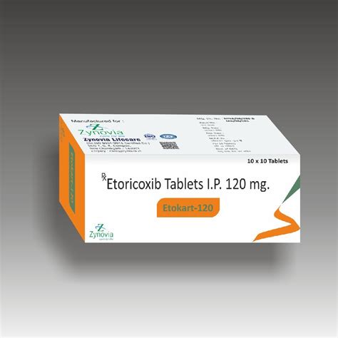 ETOKART Etoricoxib Tablets Ip 120 Mg At Rs 1590 Box Etoricoxib