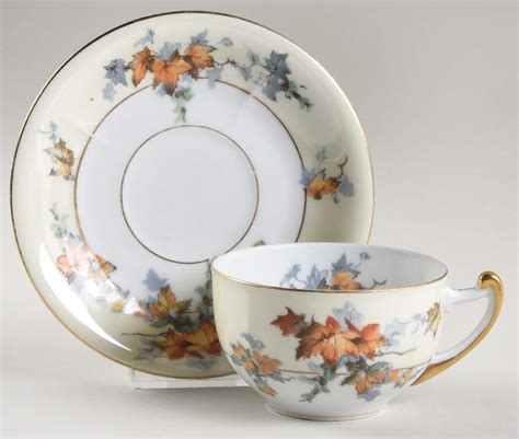 Silver Maple Gold Flat Cup Saucer Set By Epiag Replacements Ltd