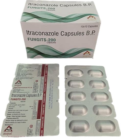 Itraconazole Mg Capsules X Treatment Anti Fungal At Rs