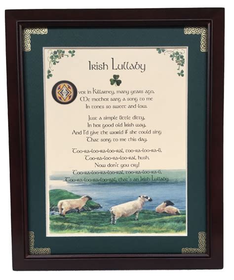 Irish Lullaby 8x10 Framed Blessing