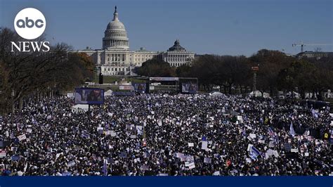 Live March For Israel Draws Thousands In Pro Israel Rally In