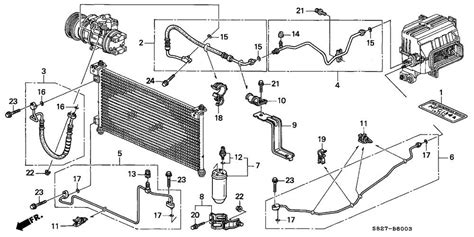 Accord Coupe V Air Conditioning System Part Numbers