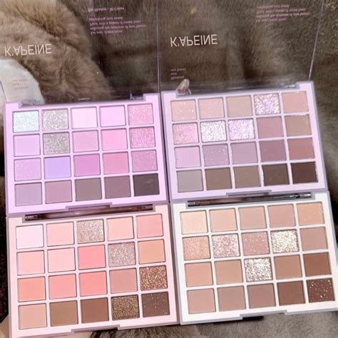 K Apeine Spring Colors Eyeshadow Palette Matte Peral Shimmer Nude Brown Pink Purple Beginner