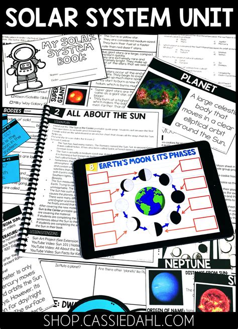 This Unit Contains 300 Pages And Slides To Help You Teach About The Solar System The Unit Is