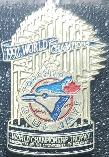 Toronto Blue Jays Mlb Baseball World Series Champions Trophy Pin