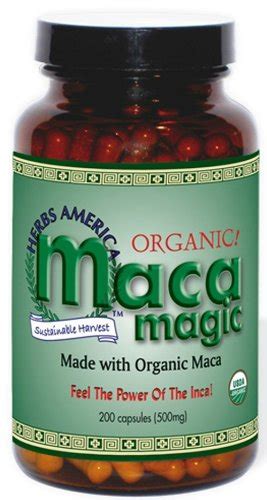 Maca Magic Organic Maca Magic 200 Capsules Health Products