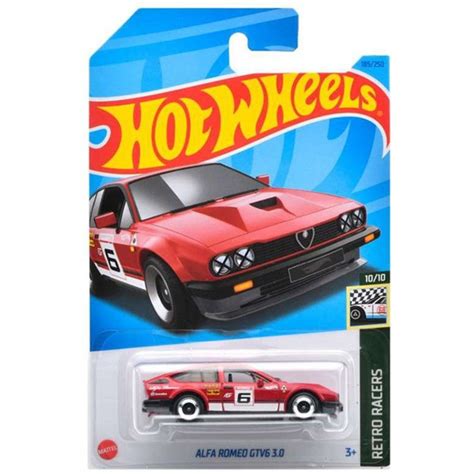HKG Машинка игрушка Hot Wheels металлическая коллекционная Alfa Romeo GTV красный