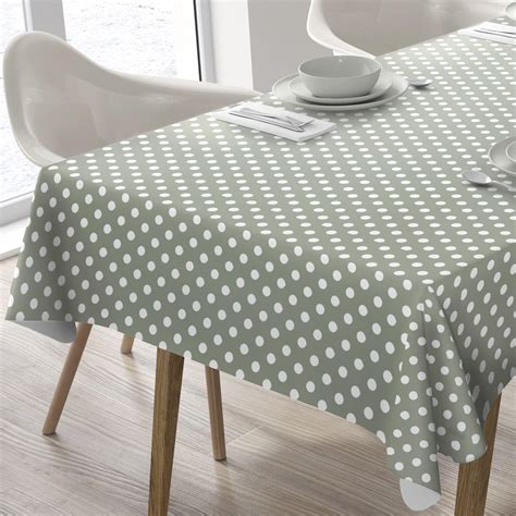 Home Direct Nappe Toile Cir E Pvc Rectangulaire X Cm Pois