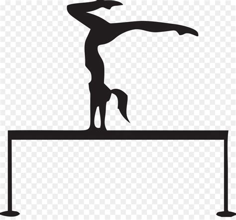 Artistic Gymnastics Floor Handstand Silhouette Gymnastics Png