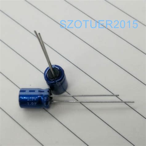 10PCS 2 7V 1F Farad Ultracapacitor 1 0F 2 7V Supercapacitor Farad