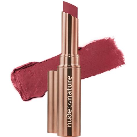 Nude By Nature Creamy Matte Lipstick Cerise Big W