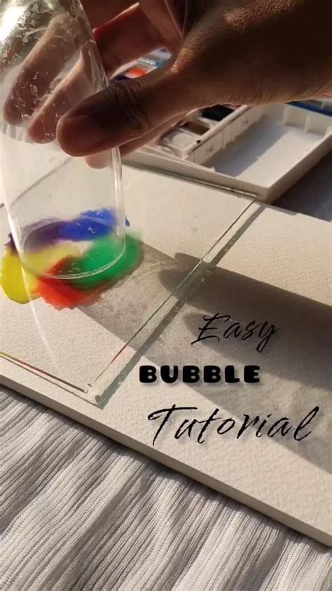 Easy WaterColor🎨Bubble Tutorial || Most Creative Painting Art ...