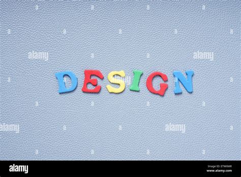 design in colorful letters Stock Photo - Alamy