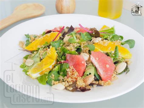 Ensalada De Quinoa Y C Tricos El Cocinero Casero Ensaladas