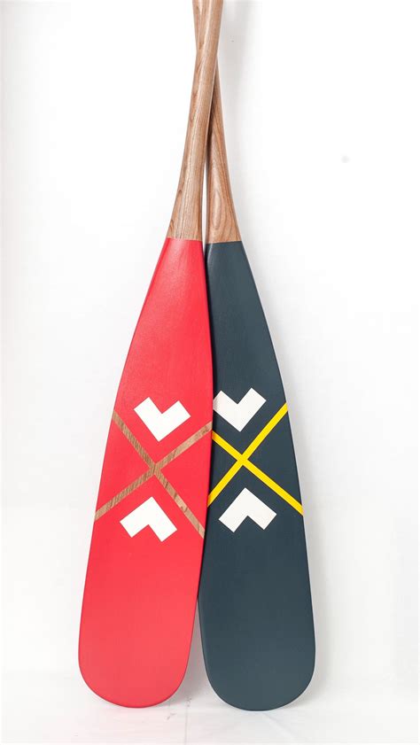 Paddles And Oars Painted Paddles Surf Canadian Canoe Oar Decor