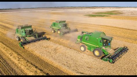 Big Wheat Harvest John Deere Wts W W Niwa