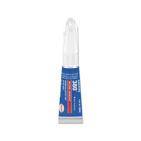 Loctite 380 Black Max Instant Adhesive, Toughened, 3 g, Tube, Black ...