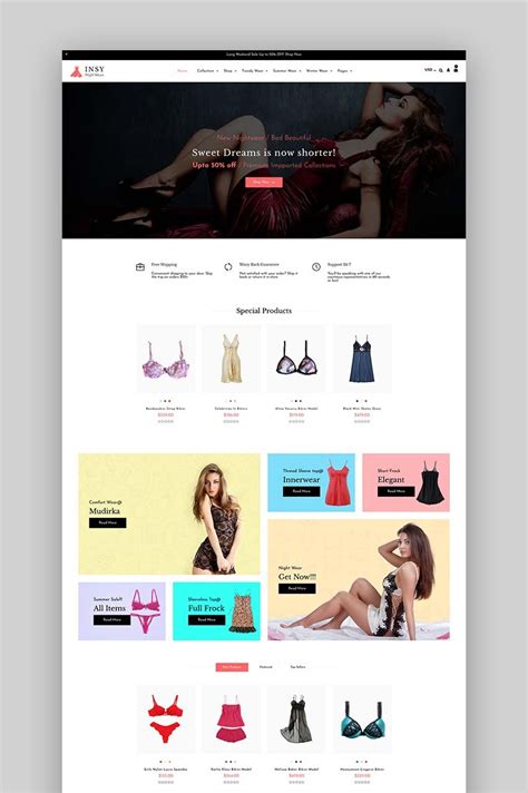 15 Best Lingerie Swimwear And Bikini Shopify Themes 2022 IDevie