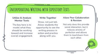 Expository Text Structure - The Teacher's Guide by Whit on a Whim