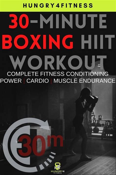 Explode Your Fitness With This 30 Minute Boxing Hiit Workout Improve Strength Endurance And