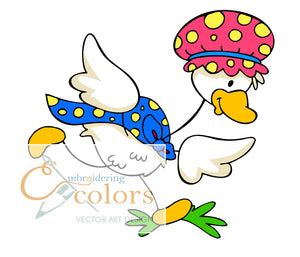 Nursery Rhymes Watercolor Clipart Mother Goose PNG Baby Etsy Clip