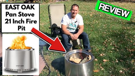 East Oak Pan Stove Inch Fire Pit Youtube