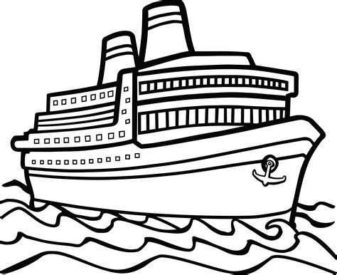 Boat Clipart Black And White & Boat Black And White Clip Art Images - HDClipartAll