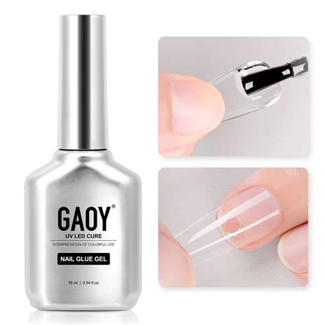 Amazon GAOY Nail Glue Gel 2 In 1 Nail Glue And Base Gel For