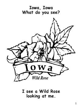 Iowa State Symbols Student Book by Mary Gullette | TpT