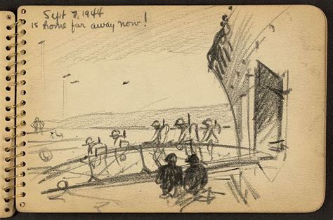 Soldiers Sketchbook Shows World War Ii Through The Eyes Of An