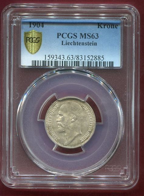 Lichtenstein 1 Krone 1904 Johann II Fürst von Liechtenstein PCGS