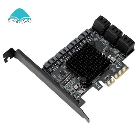 Pcie To Sata Card 10 Ports 6 Gbps Ssd Adapter Pcie Controller Expansion