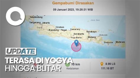 Gempa M 5 6 Guncang Pacitan Tak Berpotensi Tsunami