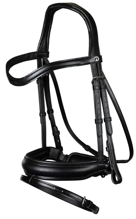 Dyon Matte Medium Crank Noseband Bridle With Flash New English