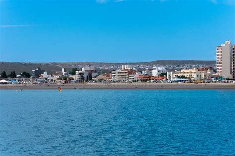 Puerto Madryn City View and the Beach Editorial Stock Image - Image of atlantic, tourism: 264720984