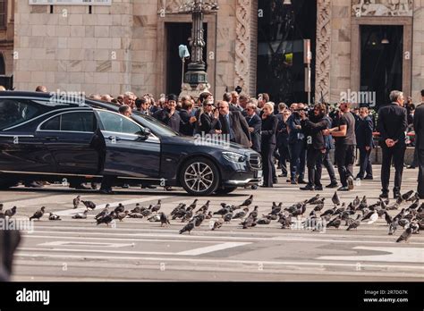 Milano Italia Giugno I Funerali Di Stato Di Silvio Berlusconi