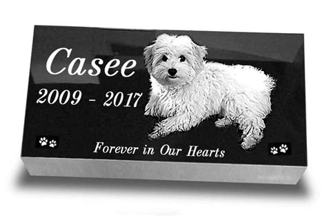 Flat Headstone X X Inches Black Granit Laser Engrave Etsy