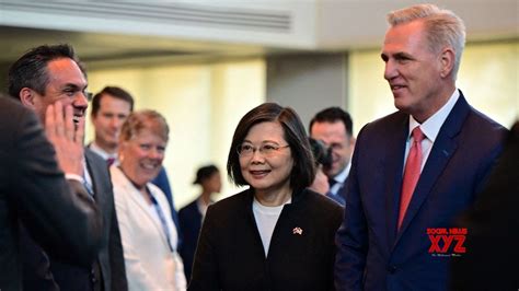 House Speaker Kevin Mccarthy And Taiwans President Give Statements After Meeting Video