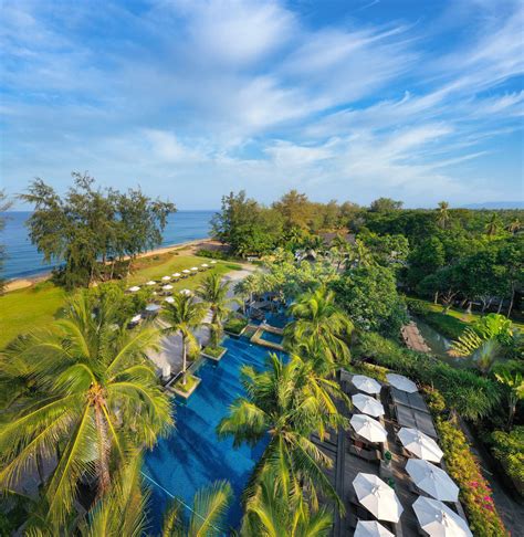 Anantara Mai Khao Phuket Villas Resort Thailand Pool Aerial View