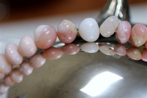 Pink Peruvian Opal Beads Diy Gemstone Jewelry Peruvian Opal Opal