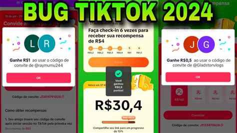 BUG TIKTOK NOVA PROMOÇÃO GANHE R 80 00 REAIS VIA PIX NOVO BUG TIKTOK