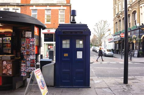 Great British Icons The Police Box Aka The Tardis