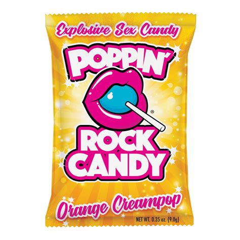 Popping Rock Candy Orange Creampop Sex Toy Store For Adults