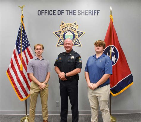 Hamilton - (L-R) Summer Worker Lane Gamble, Sheriff Austin Garrett
