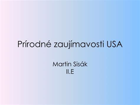 PPT Prírodné zaujímavosti USA PowerPoint Presentation free download