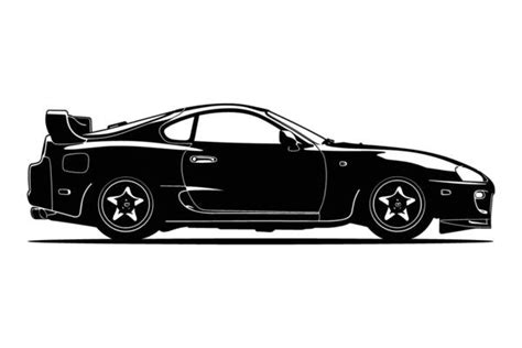 Toyota Supra Vector Art Icons And Graphics For Free Download