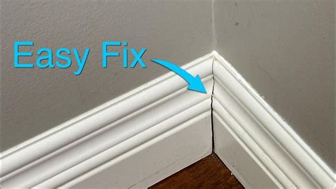 How To Permanently Fix Baseboards Cracks In Baseboards