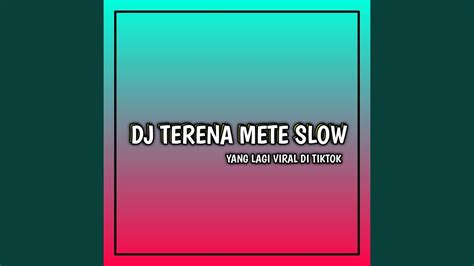 Dj Terena Mete Slow Youtube