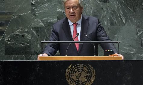 Climat L Humanit A Ouvert Les Portes De L Enfer Lance Guterres