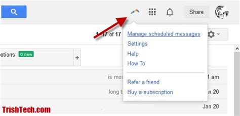 Schedule Email Messages In Gmail With Boomerang Extension